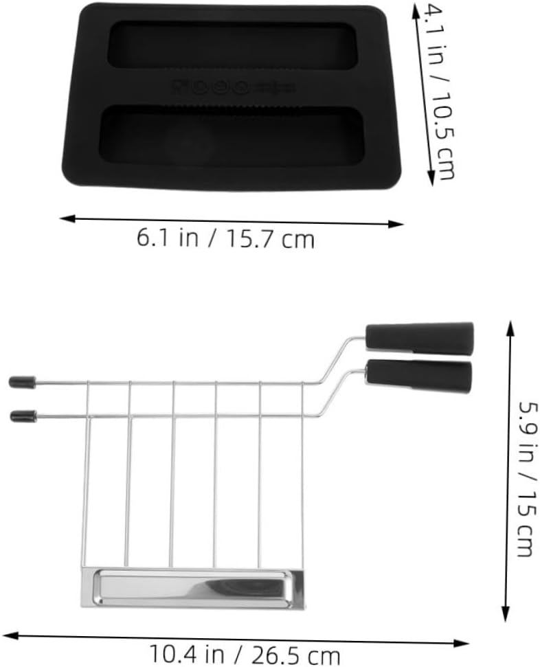 SHOWERORO 1set Cover for Toaster Lid for Breakfast Maker and Toaster Accessories Easy to Clean Toast Machine Fits Standard