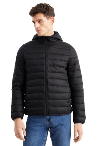C&A Hombre Chaqueta acolchada negro XL