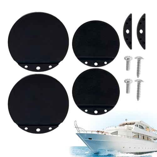 Solapas para botes | 4 piezas de goma de liberación rápida, kit de repuesto para lancha rápida, kayak, cubierta marina, mar, mar, río, mar