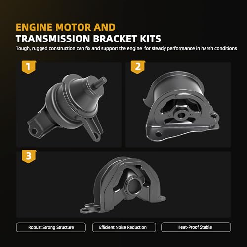 JAVOUKA Engine Motor Mount Transmission Bracket Kits for Honda CRV L4 2.0L by JAVOUKA - Used condition - Image 3