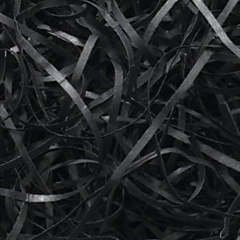 Shredded Paper Black Very Fine Cut Shred Hamper Fill 100g