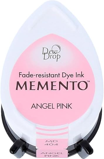 Tsukineko Memento Dew Drop Fade Resistant Inkpad of All Kinds, Angel Pink
