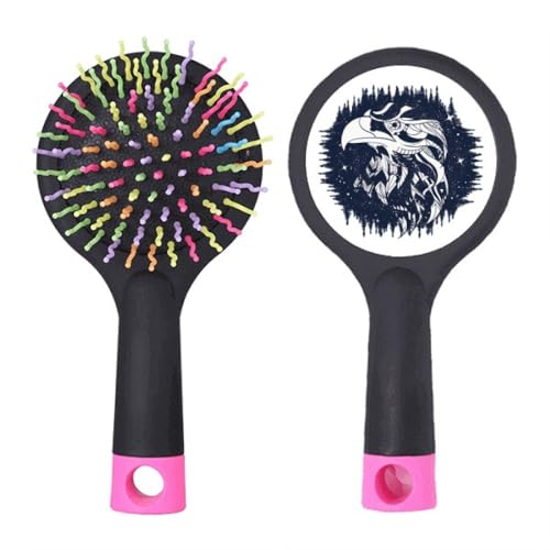 Brosse à cheveux démêlante anti-casse Eagle Stars avec base coussin ergonomique