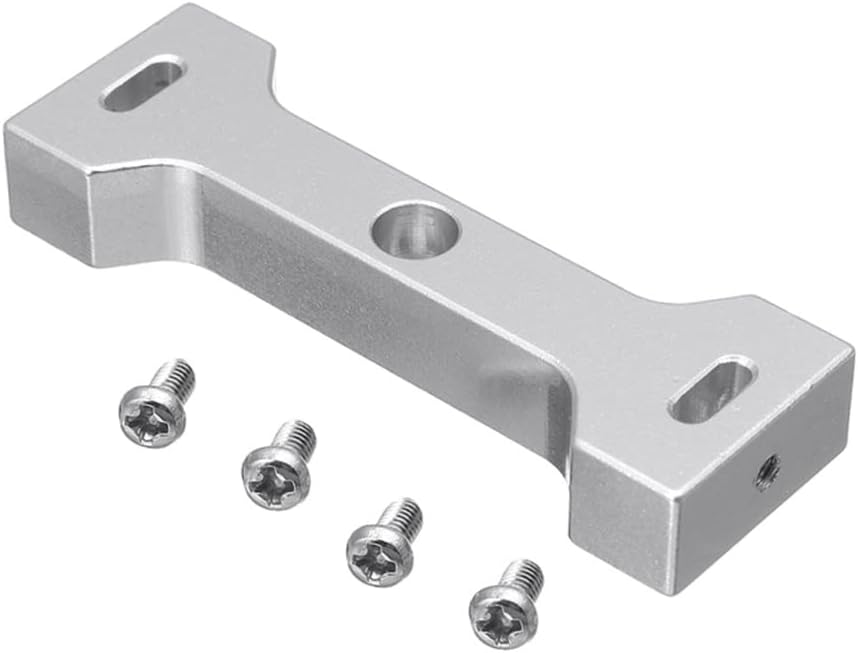 Metal Bracket Kit For WPL RC Car Upgrade - Red CNC Metal Beam Center Fixed Parts For B1, C24, D90 Models - View #10