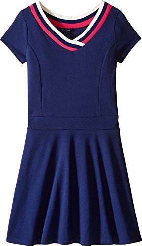 Tommy Hilfiger Girls' Solid Pique Dress