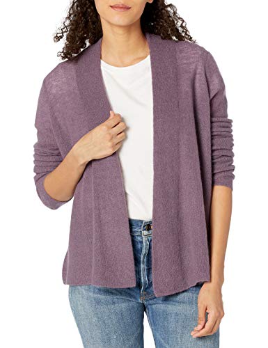 Vince Women's Ribbed Convertible Cardigan, Fig, Medium #TOP28
