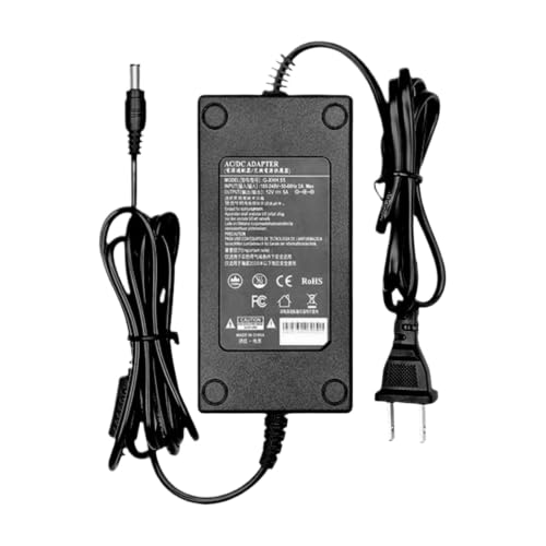 Adaptateur secteur 12V 5A 5m à tension stable pour équipements de haute puissance