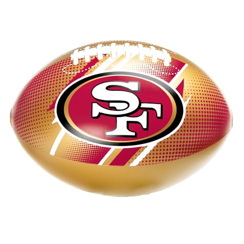 Image of BigMouth 18 inch Inflatable Pool Football Officially Licensed NFL Fan Gear Merchandise Beach Ball Games for Adults and Teens