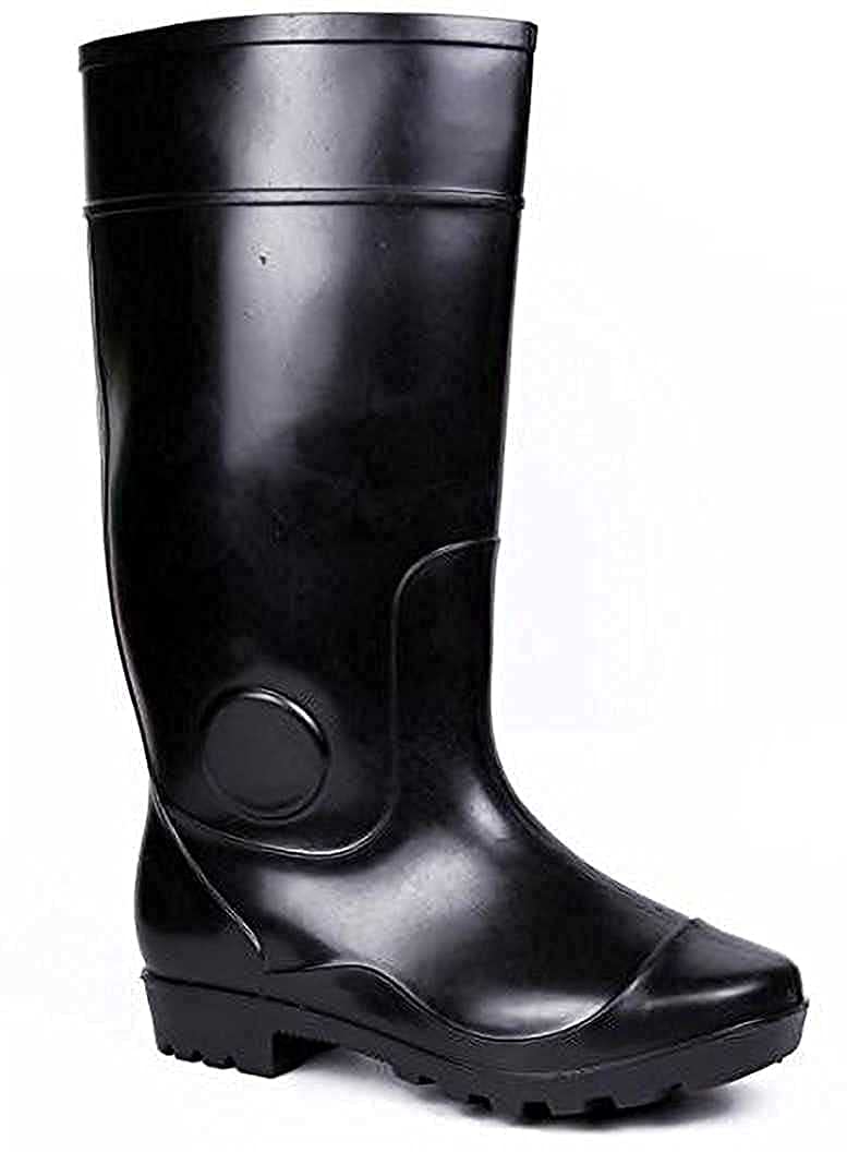 SINAL Boots For Men Safety Gumboots (Size - 8 UK) Black color