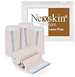 NexSkin Cotton Elastic Bandages w/Hook Loop Closure, 4