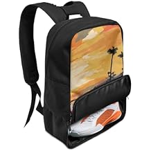 Car Boys Sports Backpack with Ball Compartment,Cool Duffle Bags for 6-14 Years Kids Multifunctional Bookbag for Elementary Children Equipment Bag for Football Soccer