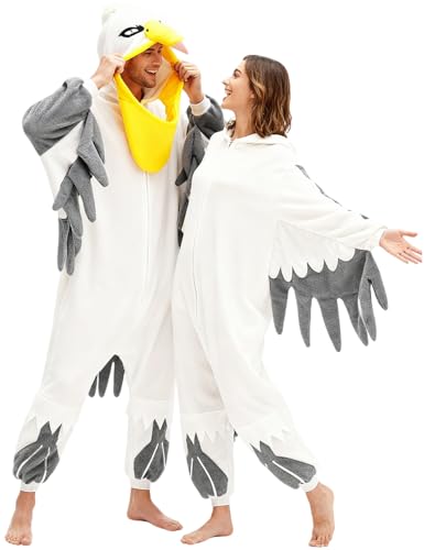 Fox Onesie Pyjama Kostüm Halloween Outfit for Erwachsene & Teens