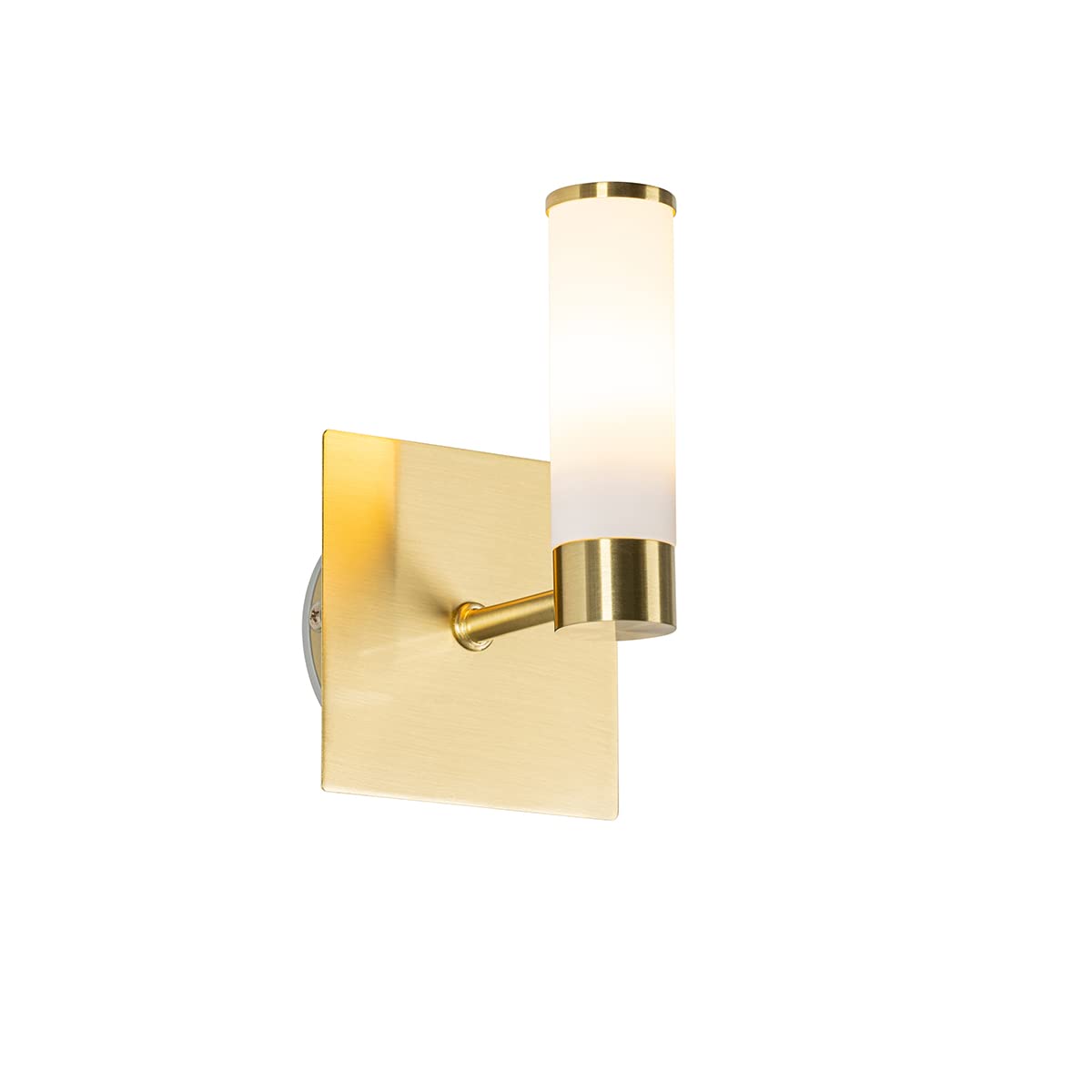 Qazqa bath - Applique murale - 1 lumière - L 10.5 cm - Doré/Laiton - Moderne - éclairage intérieur - Salle de bains