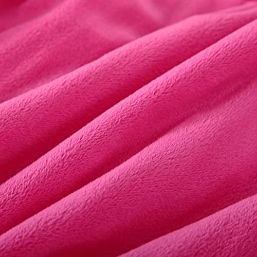 Yanhomy Pink Body Pillow Cover Case Ultra Soft Velvet Long Pillow Pillowcase 20 X 54 Inches With Hidden Zipper Closure For Adults Pregnant Women (Hot Pink) #TOP6