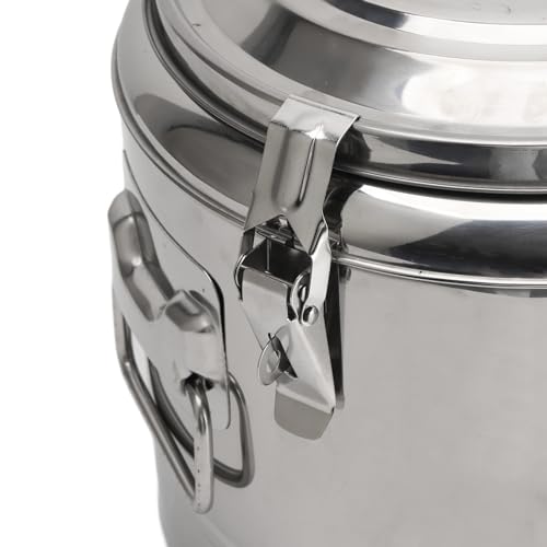 Stainless Steel Insulated Beverage Dispenser, 10L / 20L / 30L Large Capacity Heat Retention, Cold Hot Drink Dispenser for Coffee Tea Milk Juice (30L) by Asixxsix - Image 8