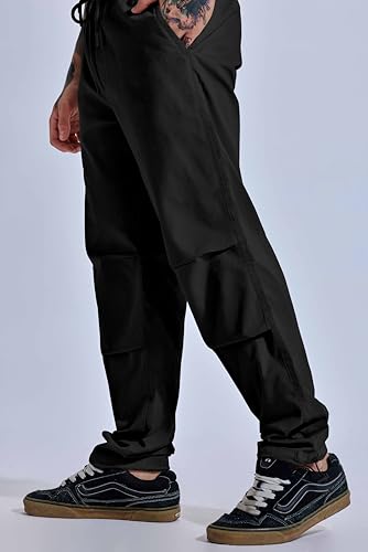 Image of FTX Men Solid Cotton Regular Fit Multicolor Track Pant