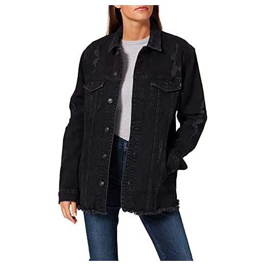 LTB Jeans Damjacka Deloris jeansjacka, Svart (Leana Wash 51793), S