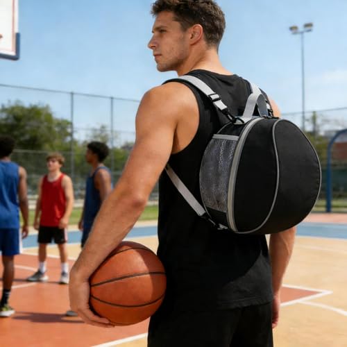 Mochila de voleibol resistente con tejido impermeable y gran capacidad interior 4