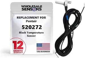 Amazon.com: Pentair 520272 Black 20' Cable Replacement Temperature ...