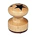 Produktbild Rayher Stempel Holz Sternchen, rund, 3 cm ø, Motivstempel Holz, Holzstempel, Weihnachtsstempel, Butterer Stempel, Rundstempel, 29230000