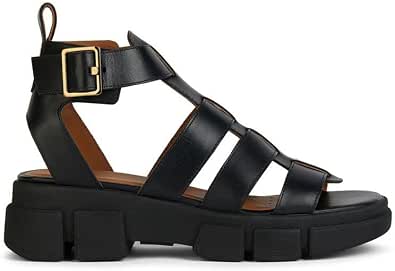 Geox Women's T-Bar Platform Sandals With Wedge Heel – Breathable & Comfortable - View #11