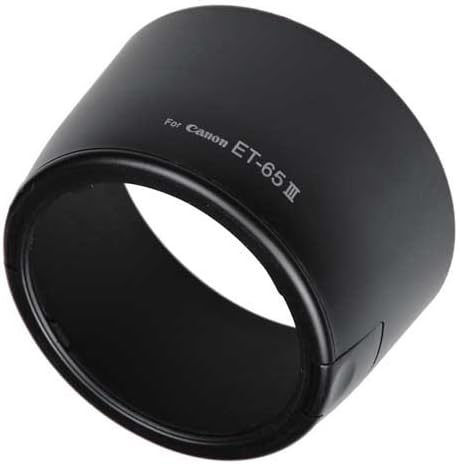 Fotodiox Lens Hood Replacement for ET-65III Compatible with Canon EF 85mm f/1.8 and Other Canon Telephoto Lenses