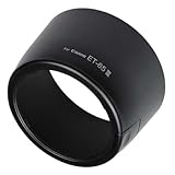 Contenido del envío: Hood Fotodiox dedicado (Bayoneta) Parasol para Canon EF 85 mm, 100 mm, 135 mm, 100-300mm, 70-210mm, 75-300mm Lens sustituye a Canon ET-65II