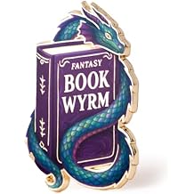 Fantasy Book Wyrm Enamel Pin Dragon Pin for Book Lovers Hard Enamel Lapel Pin for Backpacks, Jackets & Bags Literary Gift for Readers, Bookworms & Fantasy Novel Fans Unique Dragon Accessory by Independent Artist
