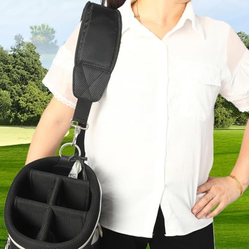 Correa de bolsa de golf de repuesto ajustable con almohadilla acolchada individual para transporte 3