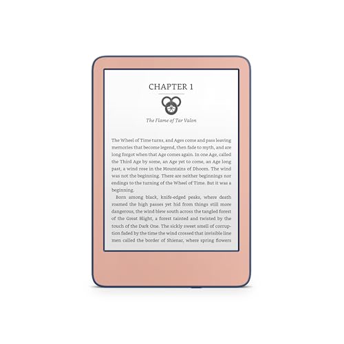 Image of Tacky Design Kindle Paperwhite Skin Wrap, Cream & Orange Skin for Kindle Stickers, Premium Vinyl 3M Full Wrap for Kindle Paperwhite Covers (Kindle Paperwhite (11. Generation, 2021))