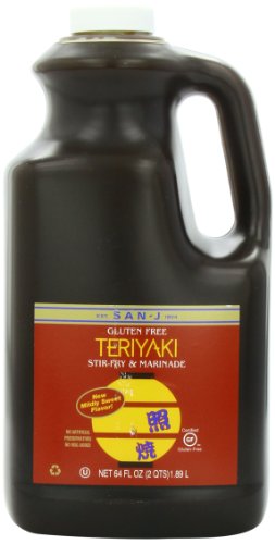 San-J Sauce, Teriyaki Gluten Free, 64 Ounce