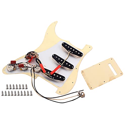 lerwliop Pièces d’instruments de musique de couverture arrière de garde de pickguard de guitare professionnelle - Les Beatles, Paul McCartney, John Lennon, RIngo Starr, George Harrison lerwliop Pièces d'instruments de musique de couverture arrière de garde de pickguard de guitare professionnelle – Image 5