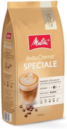 Melitta BellaCrema Speciale, Kaffeebohnen, Stärke 3/5, 1KG - Coffee Roast Level