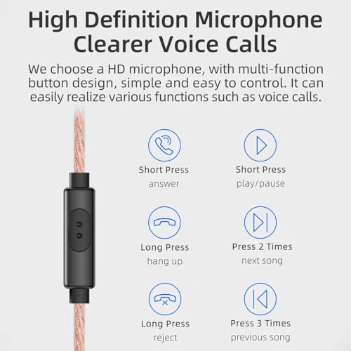 Image of Concept Kart NiceHCK YD30 15.4mm Dynamic Driver Earphone L Plug Earbuds 3.5mm Jack HiFi Bass Music Headphones Flat-Head Headset for Sports Running Gaming