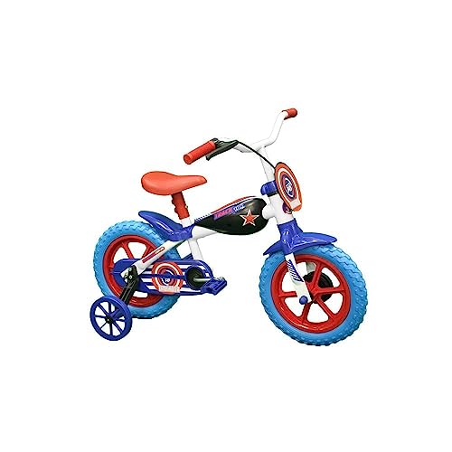 Bicicleta Infantil Aro 12 Tracktor América Branca e Vermelha Track Bikes