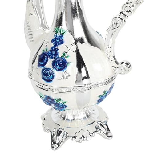 Ensemble de thé Turc Inoxydable et Stable Jeffergarden Bleu Argent - 5