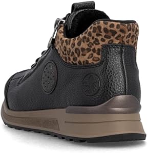 Rieker enkellaarzen voor dames N1457, grootte:42 EU, kleur:Zwart