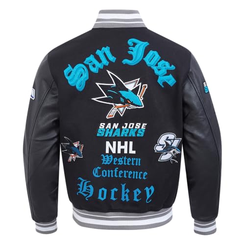 Image of Pro Standard Mens NHL Old English Varsity Jacket