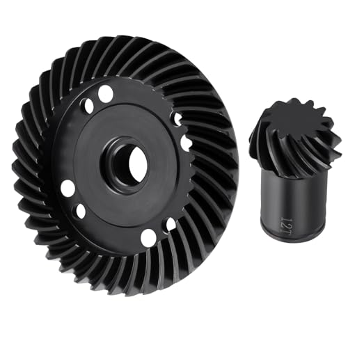 BRKRC Carbon Steel 39/12T Spiral Front Rear Main Diff Gear Set for Arrma 1:5 KRATON 8S / Outcast 8S / KRATON 8S EXB/Outcast 8S EXB Monster Truck Upgrades