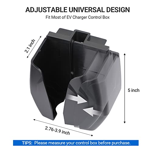image for BougeRV EV Charger Holder with Charging Box Holder for SAE J1772 Conne