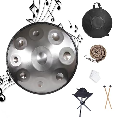 �n���h�p���h�����y��D�}�C�i�[�N���h�A9/10/12�m�[�g�A432Hz/440Hz�v���~�A���X�`�[���n���h�h�����X�^���h�t���n���h�p���o�b�O�}���b�g�A�ґz���K�p�Ŋy��(Silver,12 notes(432HZ))
