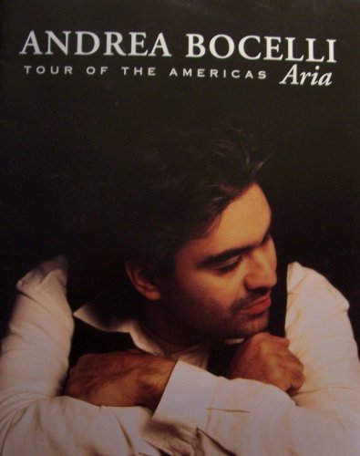 ANDREA BOCELLI [Aria] Tour of the Americas (Bonus: concert ticket stub; Andrea Bocelli with the San Diego Symphony at Key Arena @ Seattle Center, Apr 22, 1999)