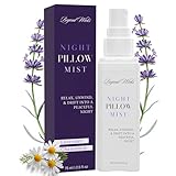 Pillow Spray – Lavender Chamomile Sleep Spray with Essential Oils – Relaxing Aromatherapy Mist for Pillows, Bedding, and Linens – Nighttime Pillow Mist – 75ml (2.5 fl oz) by Beyond Wicks