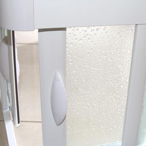 Box Doccia 80X80 Cm In Acrilico Mod.Venere Con Apertura Centrale - 4