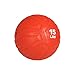 PRISP Weighted Rubber Medicine Ball - Weight Ball for Strength Exercises and Fitness Workouts, 15 lbs
