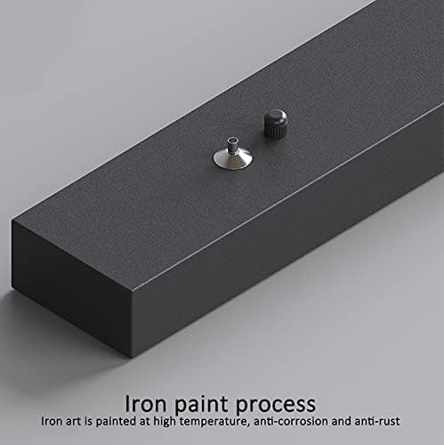 Dimmable Black Led Island Lighting - Adjustable 90 cm Linear Chaner with Spotlights for Dining Table/Nero/90Cm/35Inch