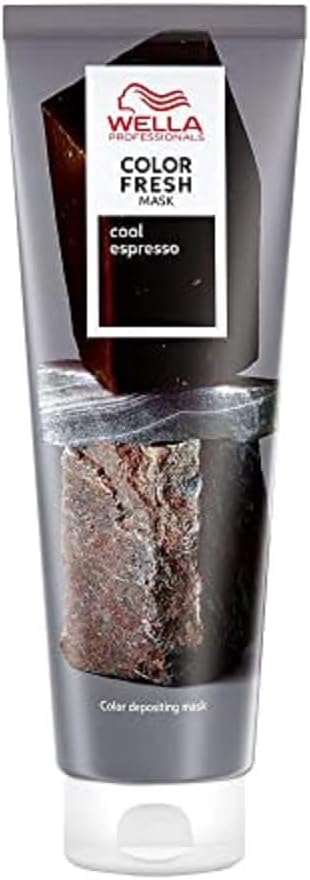 Wella Professionals Color Fresh Mask Cool Espresso - Hair Treatment to Revitalise and Change Hair Colour - Nourishing Tint with Avocado Oil - For Dark and Black Hair - 150 ml Review UK