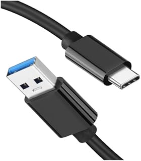 USB-C to USB-C Cable 1m, 60W PD Fast Charging Type-C Cord, Nylon Braided USB-C Charger Cable for Phones, Tablets, Laptops & USB-C Devices – White