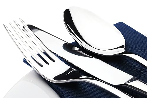 Silverware Set for 12, 65 Piece Stainless Steel Flatware Cutlery Fork and Spoon Set with Serving Utensils Set, Dishwasher Safe, Gift Package for Wedding Housewarming by Stilloye - Image 2