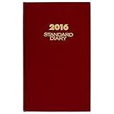 AT-A-GLANCE Standard Diary 2016, Daily Diary, 8.19 x 13.44 Inches, Red (SD38176)
